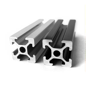 <span class=keywords><strong>20x80</strong></span> profilo in alluminio t slot v slot per estrusione in alluminio profili industriali in alluminio anodizzato nero v profilo per robot intelligente - Product Image 1