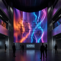 Pantalla LED Mecánica Retráctil de Matriz, 500cd de Brillo, HDR10+, para Instalaciones de Fondo de Escenario Interactivo, Comercial