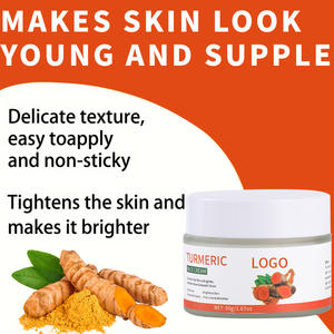 Crème éclaircissante anti-taches au curcuma à marque privée avec AHA et vitamine C pour peaux noires - Soins de la peau OEM/ODM - Product Image 6