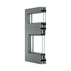 Ventana Abatible Moderna de Aluminio con Doble Aislamiento Térmico, Insonorizada, con Doble Vidrio Templado |   Casa Prefabricada Serie 55 - Product Image 5