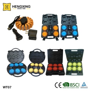 Nhấp nháy nhà máy trực tiếp <span class=keywords><strong>6</strong></span> gói cho phổ biến USA tái sử dụng bên đường màu xanh LED Road Flare khẩn cấp Kit - Product Image 5