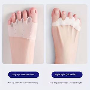 Correcteur d'hallux valgus en silicone, séparateur d'orteils, soulagement de la douleur, soins orthopédiques des pieds, orthèse d'orteil, vente en gros, OEM ODM - Product Image 4