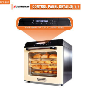 <span class=keywords><strong>Four</strong></span> à convection électrique portable Southstar à 4 plateaux, contrôle numérique, 220V, cuisson à température précise, usage commercial, faible consommation d'énergie - Product Image 2