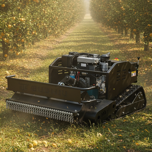 Livraison Gratuite Tondeuse Robot Diesel Industrielle Rechargeable à Largeur de Coupe Géante de 1000 mm, Télécommandée, avec Double Arrêt d'Urgence et Tondeuse à Fléaux - Product Image 6