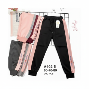 Pantalons de sport d'hiver pour garçons Pantalons de survêtement en coton imprimé Leggings longs pour enfants pour enfants de tous âges - Product Image 1