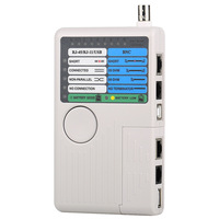 Détecteur de câbles réseau ZHEFAN 4-en-1 multifonction pour câbles RJ11, RJ45, USB, BNC, LAN (UTP, STP)