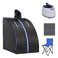 BTws Portable 1 personne Sauna Room Sauna Tente avec vapeur humide de haute qualité Ultimate Relaxation Body
