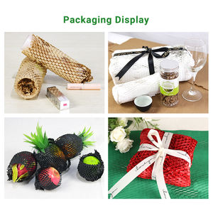 Original Manufacturer Recyclable <b>Eco</b>-<b>Friendly</b> Honeycomb <b>Wrapping</b> <b>Paper</b> Style Roll - Product Image 2