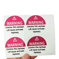 Autocollant rond personnalisé avec logo imprimé, diamètre 5 cm x 3 cm, autocollant holographique en papier pour boutique, cosmétiques