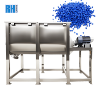 Mélangeur à ruban en acier inoxydable pour détergent et poudre alimentaire, capacité 1000L, machine de mélange horizontale automatique 220V/380V