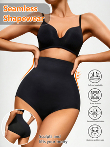 Duomi Frühling Schlankheits-Shapewear mit 4-Wege-Stretch, weich, hoher Bund, Bauchkontrolle für Damen, Büro, Freizeit, Alltag - Product Image 1