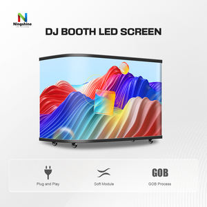 طاولة دي جي محمولة مع شاشة عرض LED مقاومة للماء من الأمام IP54، شاشة P1.86 P2.5 للاستخدام الداخلي والخارجي، منصة دي جي. - Product Image 5