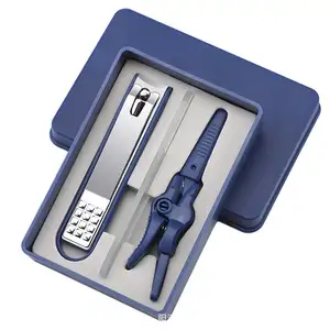 Conjunto de cortador de unhas de aço inoxidável de alta qualidade para cuidados pessoais inclui conjunto de manicure para homens