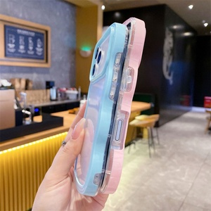 เคสใหม่สำหรับ iPhone 17 ขอบหยัก TPU แข็ง PC ใส เคสโทรศัพท์มือถือลายคลื่น สำหรับ iPhone 17 16 Pro Max 17 Air - Product Image 5