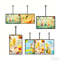 Cajas de Luz LED Ultrafinas para Menús, Personalizadas al por Mayor para Restaurantes de Cadena, Tiendas de Té con Leche de Cadena, Colgantes/de Pared