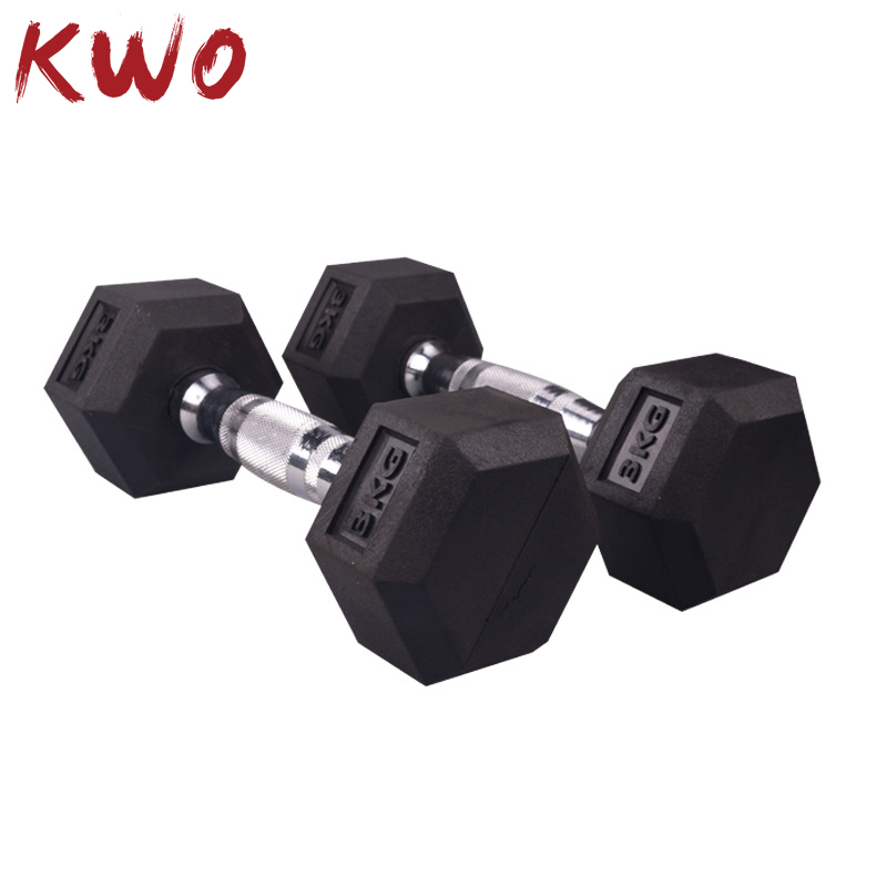 Профессиональные тренажеры для фитнеса, бодибилдинг, тренажеры для тренажерного зала, чугунные, тяжелая атлетика, с резиновым покрытием, с шестигранным покрытием, 10 кг, наборы гантелей