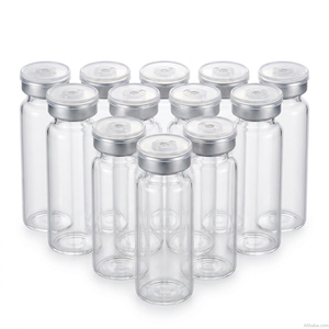 Medical High Transparent Glass Xilin Vials Matched Silver Aluminum Lids Multiple Capacities for Biotech Specimen Subpackaging - Product Image 4