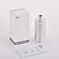 Purificateur d'eau de douche au charbon actif Coolway avec tête de filtre en plastique pour le corps et les cheveux SPA Utilisation domestique Écologique