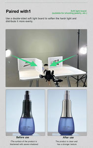 KAMPHO Réflecteurs <span class=keywords><strong>de</strong></span> lumière Tableau d'ombre pour petits produits, aliments, bijoux, photographie - Product Image 5