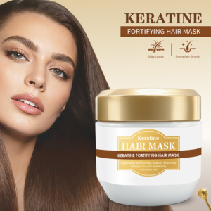 Masque capillaire à la kératine, soin réparateur en profondeur pour <span class=keywords><strong>cheveux</strong></span> abîmés, traitement nourrissant à la protéine de kératine pour <span class=keywords><strong>cheveux</strong></span> colorés et permanentés - Product Image 2
