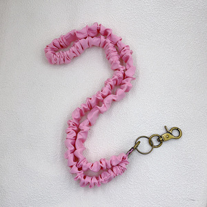 Venta al por mayor cadenas de intestino grueso Scrunchie Lanyard cordones de cuello largo cordón hecho a mano - Product Image 4