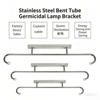 Nouvelle lampe germicide UV à tube courbé avec garantie d'un an pour la purification de l'air des salles blanches industrielles et de laboratoire