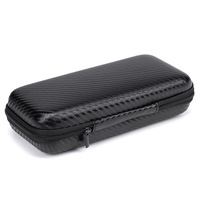 Étui rigide en EVA étanche avec fermeture éclair, personnalisable avec logo, pochette de rangement portable antichoc pour accessoires électroniques, motifs tissés