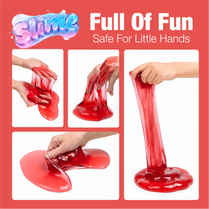 Slime Transparente Brillante de 250 ml, No Pegajoso, Elástico, Juguete Antiestrés, Recuerdos para Fiestas Infantiles, Educativo - Product Image 3