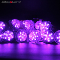 Lumière LED à points de pixels RVB 35 mm programmable pour divertissement, design professionnel, 9 points