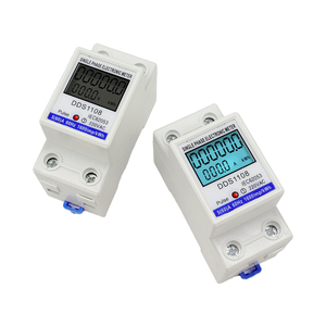 มิเตอร์วัดพลังงานไฟฟ้าแบบราง DIN แบบเปิด หน้าจอ LCD ดิจิตอล แสดงผลแบบเฟสเดียว วัดการใช้พลังงานไฟฟ้าเป็นกิโลวัตต์ชั่วโมง (<span class=keywords><strong>kWh</strong></span>) แรงดันไฟฟ้า AC 230V 50Hz ระดับความแม่นยำ - Product Image 5