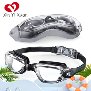 High-Definition Electroplated Silicone Swimming Goggles Waterproof Anti-Fog Swim Back XF500 Adult Men's Cross-Border Best Seller - Product Image 5