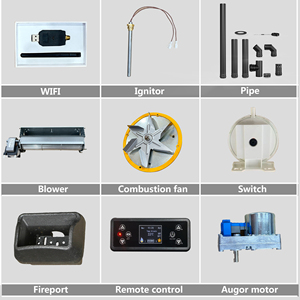 <span class=keywords><strong>Estufa</strong></span> de <span class=keywords><strong>Pellets</strong></span> de Madera Inteligente Moderna de Alta Eficiencia con Wifi y Alimentación Automática, Diseño Ecológico, en Oferta - Product Image 5