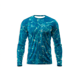 Camisa de Pesca Personalizada para Hombre, Antibacteriana, UPF50+, Transpirable, de Secado Rápido, Ligera, Camuflaje, Manga Larga - Product Image 1