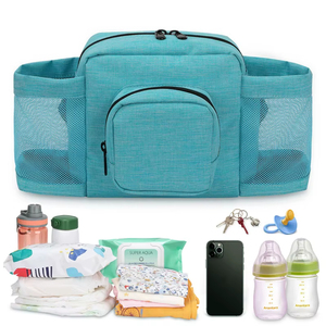 Vente en gros Sac de taille pour biberon Sac de ceinture d'allaitement multi-poches Portable Organisateur de stockage d'alimentation pour nourrisson Voyage Maman Sac banane - Product Image 5