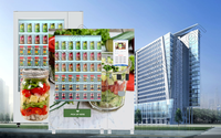 Réfrigérateur automatique intelligent de cuisine, pour salade de légumes, cupcakes, sushi, machine à vendre avec télécommande