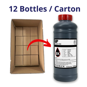 Uniplus TIJ 2.5 Water Based Black HP <b>Refill</b> <b>Ink</b> 1000ml for Porous Material Printing - Product Image 5