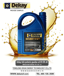 Lubrificante industriale Dekay-olio compressore completamente sintetico. Grado di viscosità SN5w-30 dimensioni dell'imballaggio: 1L e 4L. - Product Image 2