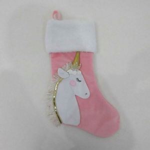 Nuevas Medias de Navidad de Felpa con Muñeco sin Rostro Bordado, Bolsas de Regalo al por Mayor para Dulces, Calcetines Navideños - Product Image 4
