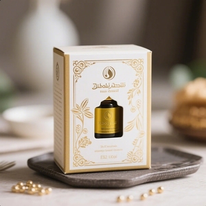 Caja de Regalo Magnética de Cartón con Logotipo Personalizado para Perfumes, Cosméticos y Aceites Esenciales de Lujo - Product Image 2