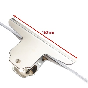 Pince à papier métallique argentée de 75 mm à 180 mm pour bureau et maison - Product Image 5
