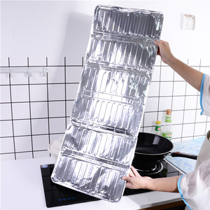 Protector contra salpicaduras de aceite para estufa de gas, lámina de aluminio a prueba de aceite, aislamiento térmico para cocinar y freír, antiescaldaduras, antisalpicaduras de aceite - Product Image 3