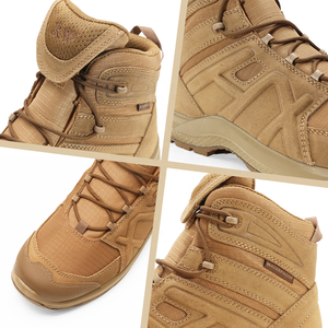 Botas de Senderismo Transpirables para <span class=keywords><strong>Hombre</strong></span>, <span class=keywords><strong>Zapatos</strong></span> de Trekking para Exteriores, Ligeros, Impermeables, Antideslizantes, Zapatillas para Escalar Montañas - Product Image 5