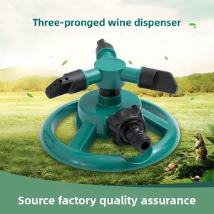 Manufacturer-Wholesale China Lawn Small <b>Disc</b> Three-Prong Rotatable <b>Plastic</b> 360-Degree Rotating Spray - Product Image 1