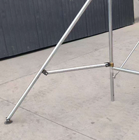 Accessoires de support d'extension pour échafaudage : Support triangulaire stabilisateur de béquille galvanisé à chaud, fourni directement par l'usine