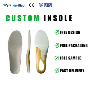 Plantillas Ortopédicas Personalizadas de Fábrica con Parte Superior de Tela, Espuma <span class=keywords><strong>EVA</strong></span> y Soporte de Arco de TPU para Calzado al por Mayor, Todas las Estaciones, OEM/ODM - Product Image 2