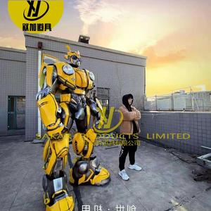 Costume de robot portable fait main par un designer, costume de cosplay de robot Transformers Bumblebee pour homme <span class=keywords><strong>adulte</strong></span> - Product Image 4