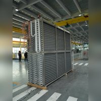 Congelador de aluminio de gran capacidad Donghang, evaporador de tubo expandido de alta resistencia para carne de res, carne de res IQF continua