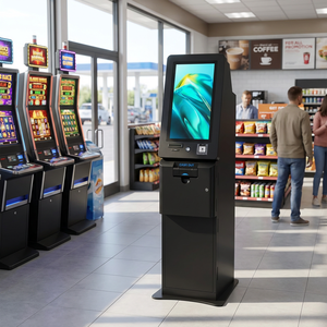 Terminale Video UNISPOT in Acciaio Inossidabile con Accettatore di Banconote Integrato per Giochi Arcade e Kiosk, con Sistema di Riscatto Biglietti ad Alta Velocità - Product Image 1