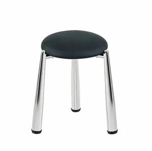 Tabouret empilable en tissu souple pour invités, tabouret de rechange pour usage domestique, tabouret de rangement et de coiffure luxueux et haut de gamme - Product Image 1