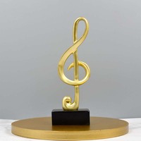 Personnalisé Moderne Simple Musique Trophée Personnel Notes Piano Décoration Décor À La Maison Piano Chambre Artisanat Cadeaux
